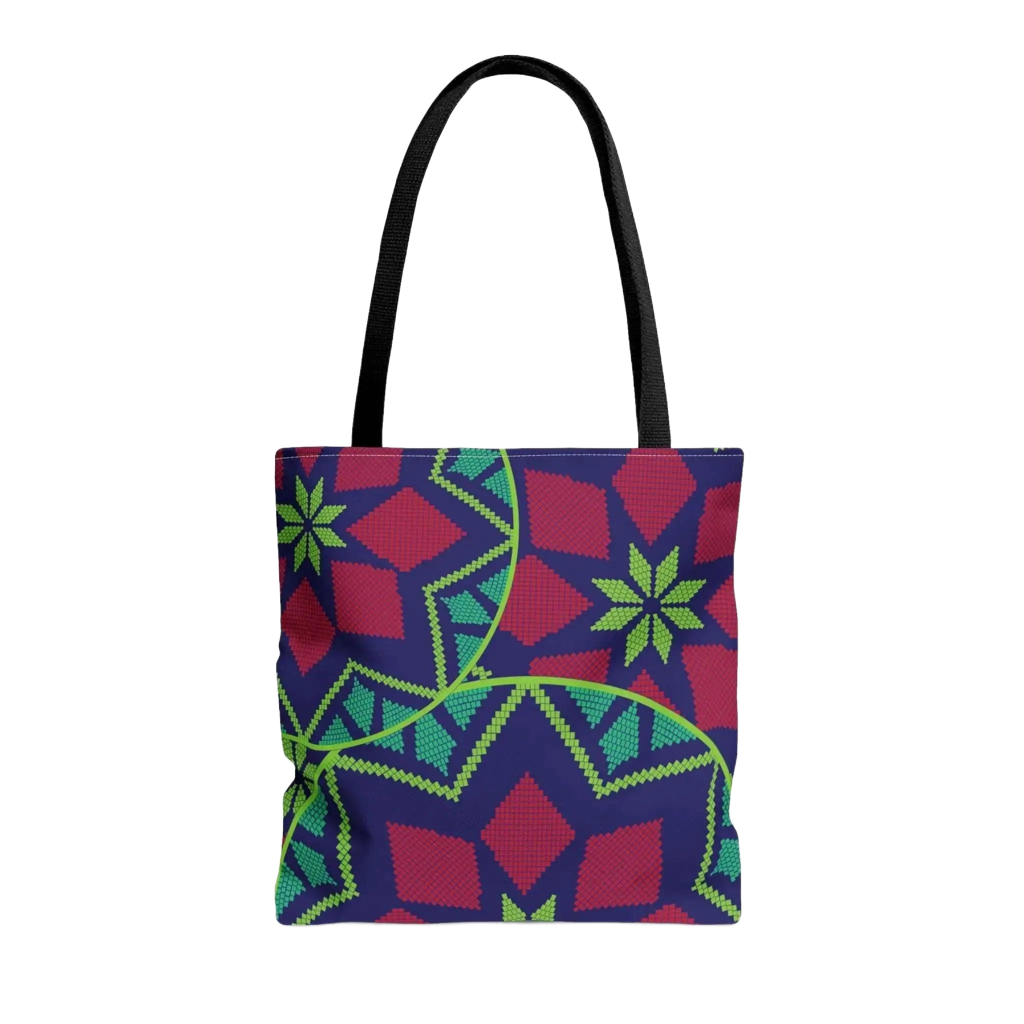 Bags Ethiopian pattern Tote Bag (AOP) Printify